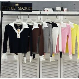 Фотография Свитер женский 510 yellow р.one size "Little Secret" недорого оптом от прямого поставщика