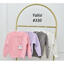 Кофта дитяча на дівчинку 330 pink р.110-150 "Yalisi" недорого оптом від прямого постачальника