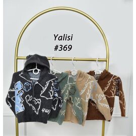 Кофта дитяча на дівчинку 369 green р.90-130 "Yalisi" недорого оптом від прямого постачальника
