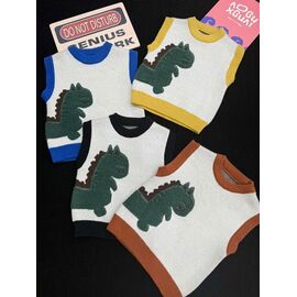 Фотография Жилетка детская на мальчика 310 black р.90-130 "Yalisi" недорого оптом от прямого поставщика