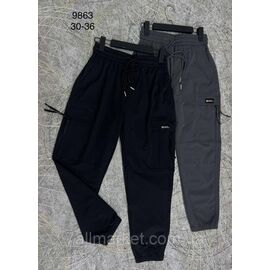 Фотография Спортивные штаны мужские, на манжете размеры 30-36(2цв) "PROSTOMEN" недорого от прямого поставщика