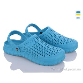 Крокси жіночі літні Літо Крок С62 бірюза м'який (6 пар р.36-41) "Vladimir" недорого оптом від прямого постачальника