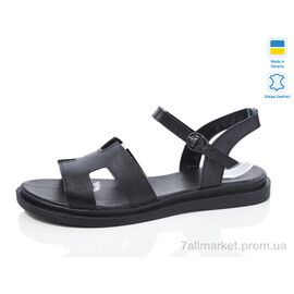 Фотография Босоножки женские летние Лето 56 чорний к. батал (6 пар р.41-43) "Sali" недорого оптом от прямого поставщика