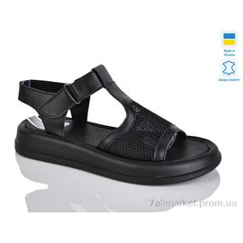 Фотография Босоножки женские летние Лето 227 чорний к. (6 пар р.36-40) "Sali" недорого оптом от прямого поставщика