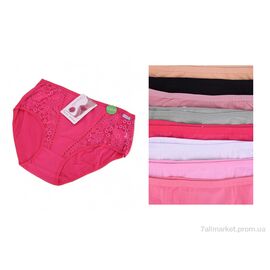 Фотография Трусы Весна/осень 3732 mix (12 шт. р.сетка XL-3XL) "Textile" недорого оптом от прямого поставщика