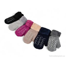 Рукавички для жінок Зима B42 mix (12 шт. р.сіткаOne size) "TUZZI" недорого оптом від прямого постачальника