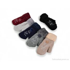 Рукавички для жінок Зима B43 mix (12 шт. р.сіткаOne size) "TUZZI" недорого оптом від прямого постачальника