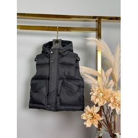 Фотография Жилетка детская на девочку 88019 black р.5-13 "Delfinka" недорого оптом от прямого поставщика