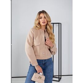 Куртка жіноча демісезонна 132 beige р.S-XL "Deliv" недорого оптом від прямого постачальника