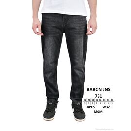 Джинси чоловічі Весна/осінь 751 (8 шт. р.сітка28-36) "Baron" недорого оптом від прямого постачальника