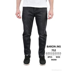 Джинси чоловічі Весна/осінь 752 (8 шт. р.сітка29-36) "Baron" недорого оптом від прямого постачальника