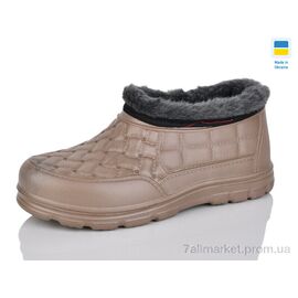 Калоші жіночі Зима L5 бежевий (6 пар р.36-41) "SANLIN 2" недорого оптом від прямого постачальника