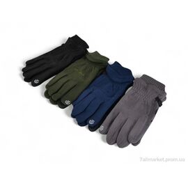 Фотография Перчатки мужские Зима 256-1 mix (12 шт. р.сетка One size) "CAP" недорого оптом от прямого поставщика