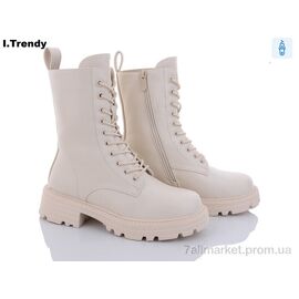 Черевики жіночі стильні Зима B9703-1 (6 пар р.36-41) "Trendy" недорого оптом від прямого постачальника