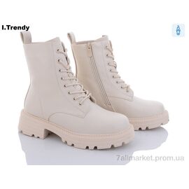Черевики жіночі стильні Зима B9720-1 (6 пар р.36-41) "Trendy" недорого оптом від прямого постачальника