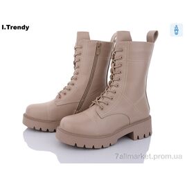 Черевики жіночі стильні Зима B7239-10 (6 пар р.36-41) "Trendy" недорого оптом від прямого постачальника