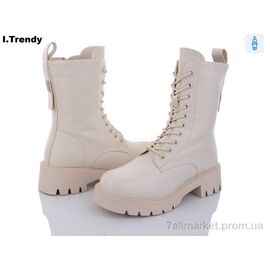Черевики жіночі стильні Зима B7260-1 (6 пар р.36-41) "Trendy" недорого оптом від прямого постачальника