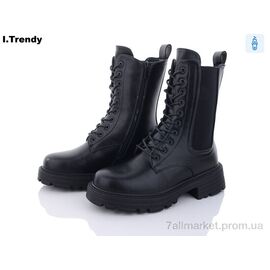 Черевики жіночі стильні Зима B9709 (6 пар р.36-41) "Trendy" недорого оптом від прямого постачальника