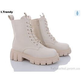 Черевики жіночі стильні Зима B0707-1 (6 пар р.36-41) "Trendy" недорого оптом від прямого постачальника