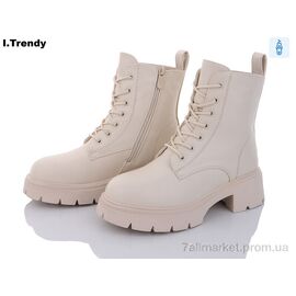 Черевики жіночі стильні Зима B0008-1 (6 пар р.36-41) "Trendy" недорого оптом від прямого постачальника