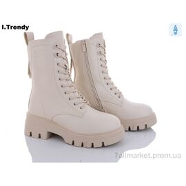 Черевики жіночі стильні Зима B7305-1 (6 пар р.36-41) "Trendy" недорого оптом від прямого постачальника