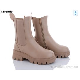 Черевики жіночі стильні Зима B7307-10 (6 пар р.36-41) "Trendy" недорого оптом від прямого постачальника