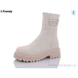 Черевики жіночі стильні Зима B5958-1 (6 пар р.36-41) "Trendy" недорого оптом від прямого постачальника