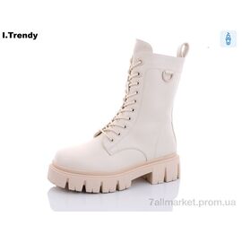 Черевики жіночі стильні Зима B3103-1 (6 пар р.36-41) "Trendy" недорого оптом від прямого постачальника