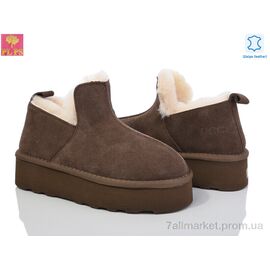 Фотография Угги женские утепленные зима 5804 brown (6 пар р.36-41) "PLPS" недорого оптом от прямого поставщика