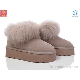 Фотография Угги женские утепленные зима 5860 khaki (6 пар р.36-41) "PLPS" недорого оптом от прямого поставщика