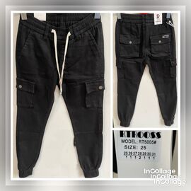 Фотография Штаны подростковые RT5005 black р.25-31 "God Baron" недорого оптом от прямого поставщика