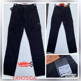 Фотография Джинсы подростковые U-5108K4 black р.25-32 "God Baron" недорого оптом от прямого поставщика