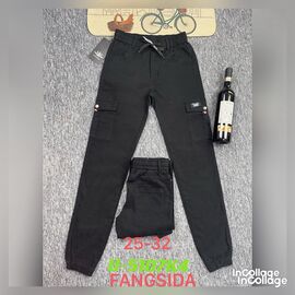 Фотография Джинсы подростковые U-5107K4 black р.25-32 "God Baron" недорого оптом от прямого поставщика