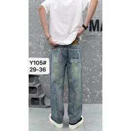 Фотография Джинсы мужские Y105 blue р.29-36 "God Baron" недорого оптом от прямого поставщика