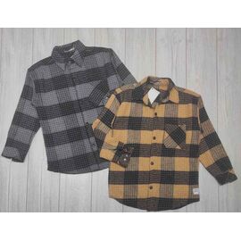 Сорочка дитяча на хлопчика 13604 grey р.10-15 "Meloria" недорого оптом від прямого постачальника