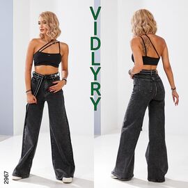 Фотография Джинсы женские 2968-2 grey р.28-33 "Vidlyry" недорого оптом от прямого поставщика