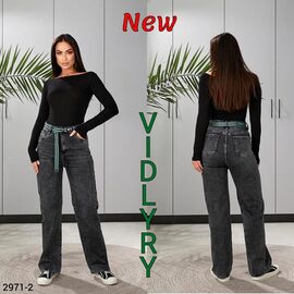 Фотография Джинсы женские 2971-2 grey р.28-33 "Vidlyry" недорого оптом от прямого поставщика