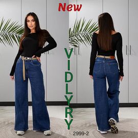Фотография Джинсы женские 2999-2 blue р.28-33 "Vidlyry" недорого оптом от прямого поставщика