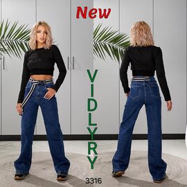 Фотография Джинсы женские 3316 blue р.25-30 "Vidlyry" недорого оптом от прямого поставщика