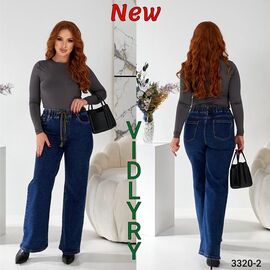 Фотография Джинсы женские 3320-2 blue р.28-33 "Vidlyry" недорого оптом от прямого поставщика