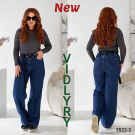 Фотография Джинсы женские 3522-2 blue р.28-33 "Vidlyry" недорого оптом от прямого поставщика