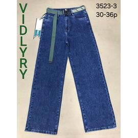 Фотография Джинсы женские 3523-3 blue р.30-36 "Vidlyry" недорого оптом от прямого поставщика
