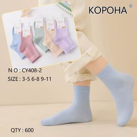 Фотография Носки детские на девочку AN408-2  mix р.9-11 "Annet" недорого оптом от прямого поставщика