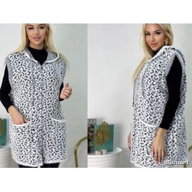 Жилетка жіноча LO967 white р.54-56 "Annet" недорого оптом від прямого постачальника