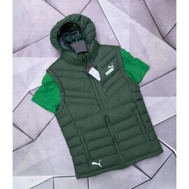 Жилетка чоловіча 6574 green р.L-4XL "MACCALI" недорого оптом від прямого постачальника