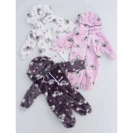 Комбінезон дитячий на дівчинку ML1883 d.grey р.18-24 "Meloria" недорого оптом від прямого постачальника