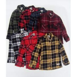 Сорочка дитяча унісекс 7012 red-black р.6-10 "Baykush" недорого оптом від прямого постачальника