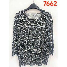 Фотография Свитер женский 7662 black р.XL-4XL "LIDA" недорого оптом от прямого поставщика