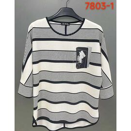 Фотография Свитер женский 7803-1 white р.52-62 "LIDA" недорого оптом от прямого поставщика