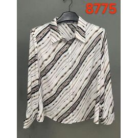 Фотография Рубашка женская 8775 white р.52-62 "LIDA" недорого оптом от прямого поставщика